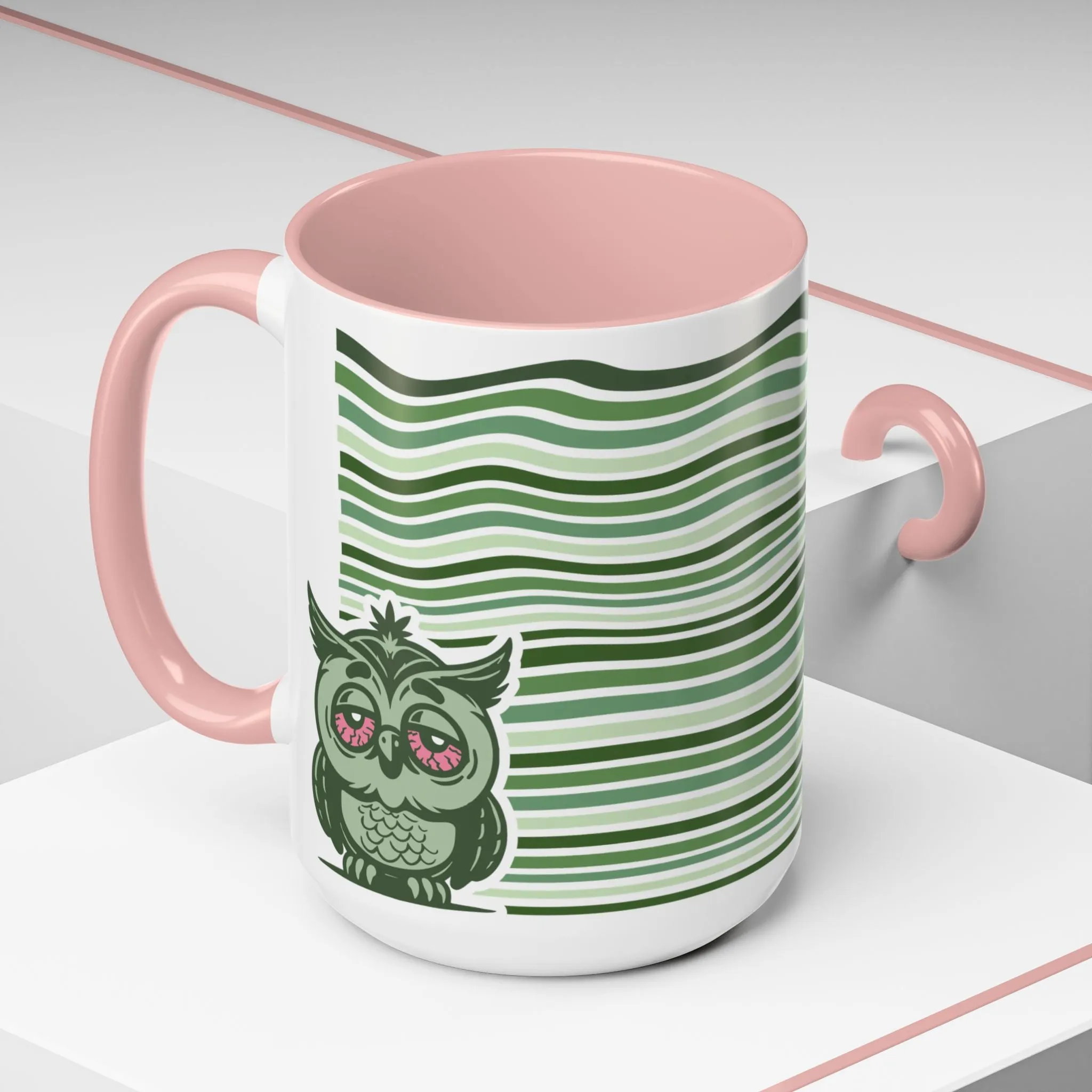 LIL GREEN BUDS - "Kush" the Owl - Accent Mug