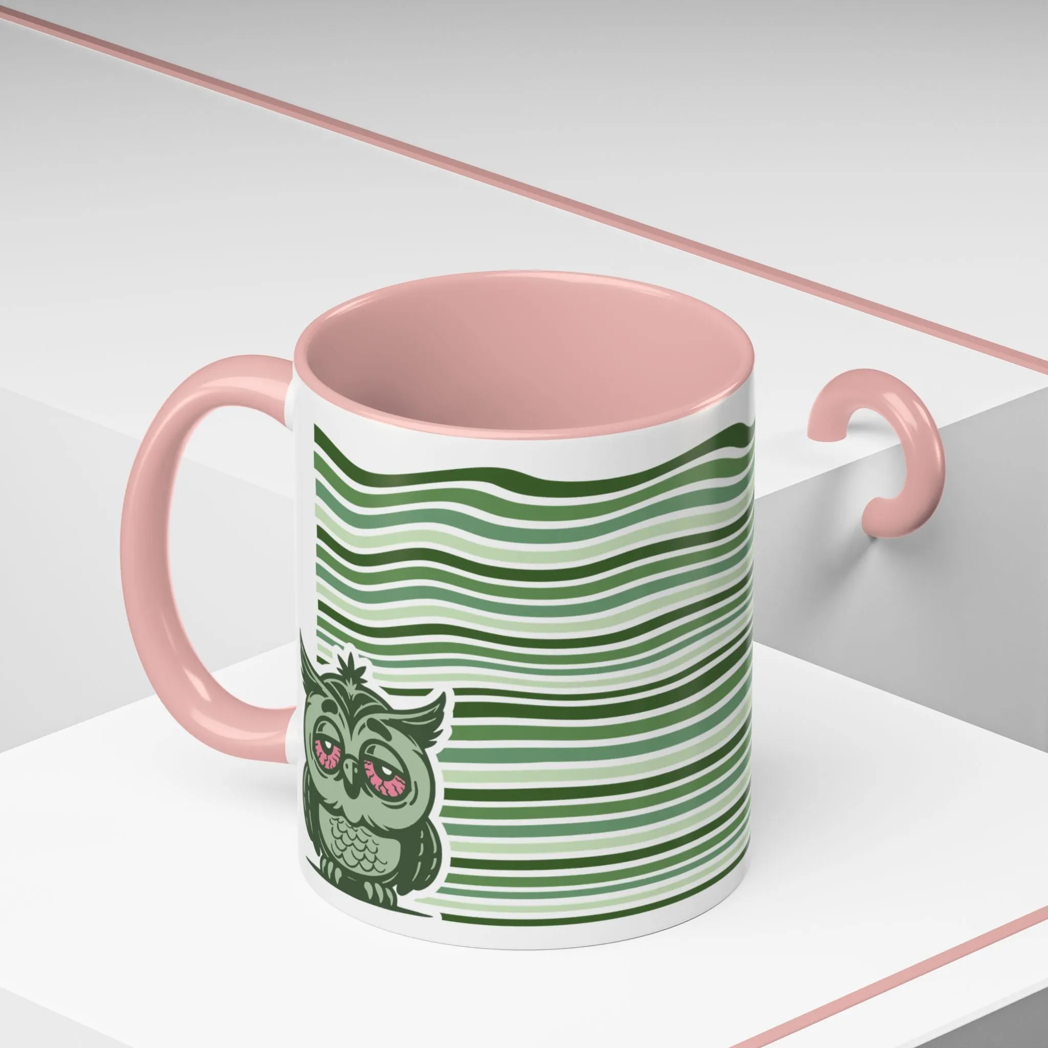 LIL GREEN BUDS - "Kush" the Owl - Accent Mug