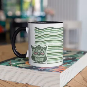 LIL GREEN BUDS - "Kush" the Owl - Accent Mug