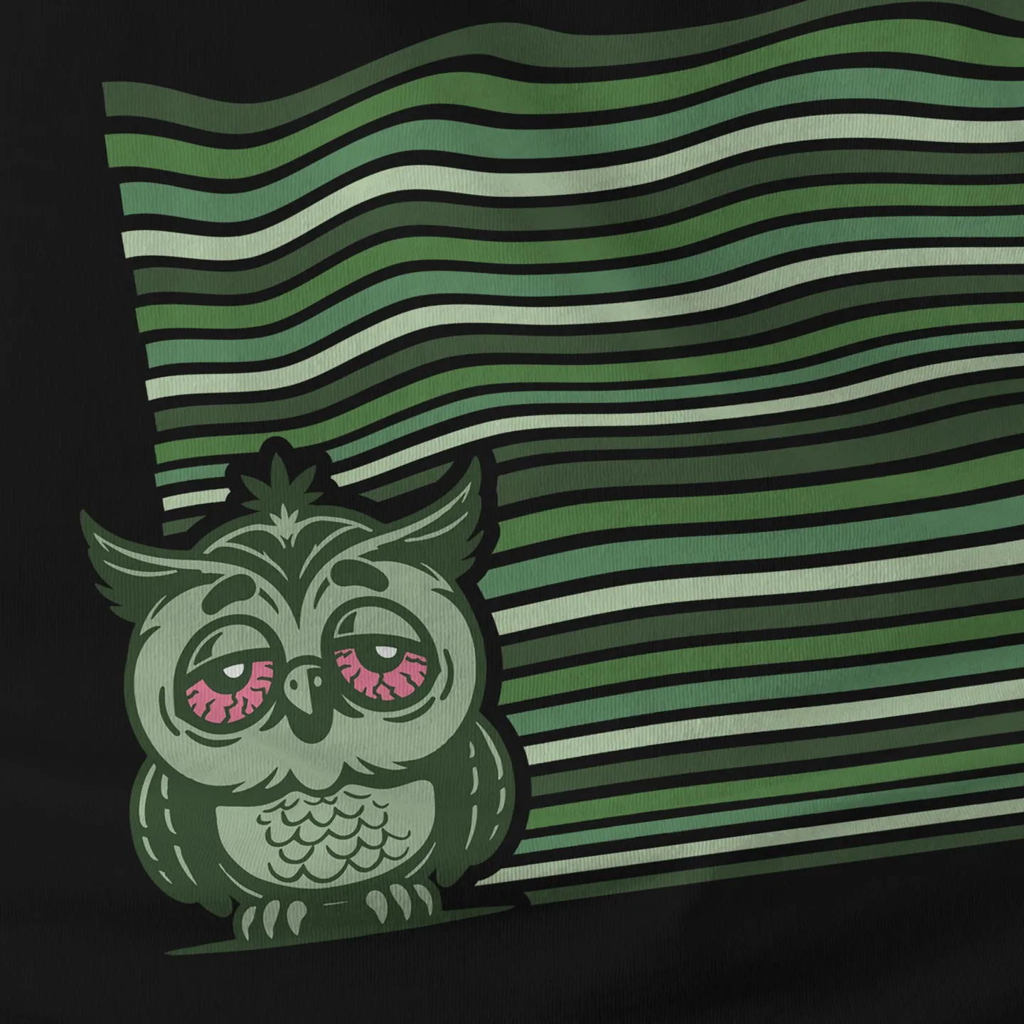 LIL GREEN BUDS - "Kush" the Owl Tee