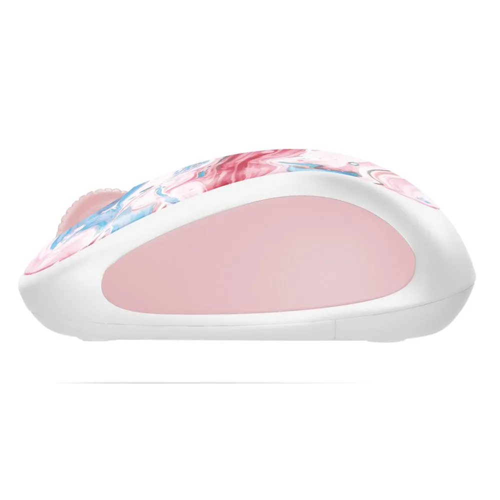 Logitech Compact Wireless Mouse, Easy Plug & Play, Cotton Candy - Portable & Lightweight