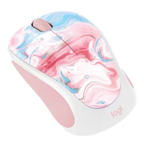 Logitech Compact Wireless Mouse, Easy Plug & Play, Cotton Candy - Portable & Lightweight