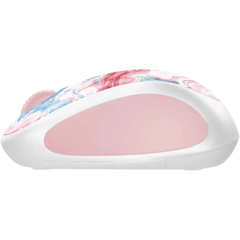 Logitech Design Collection Limited Edition Wireless 3-button Ambidextrous Mouse with Colorful Design