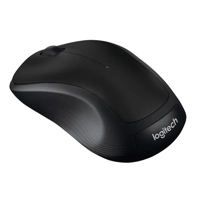 Logitech Full Size Wireless Mouse, Black
