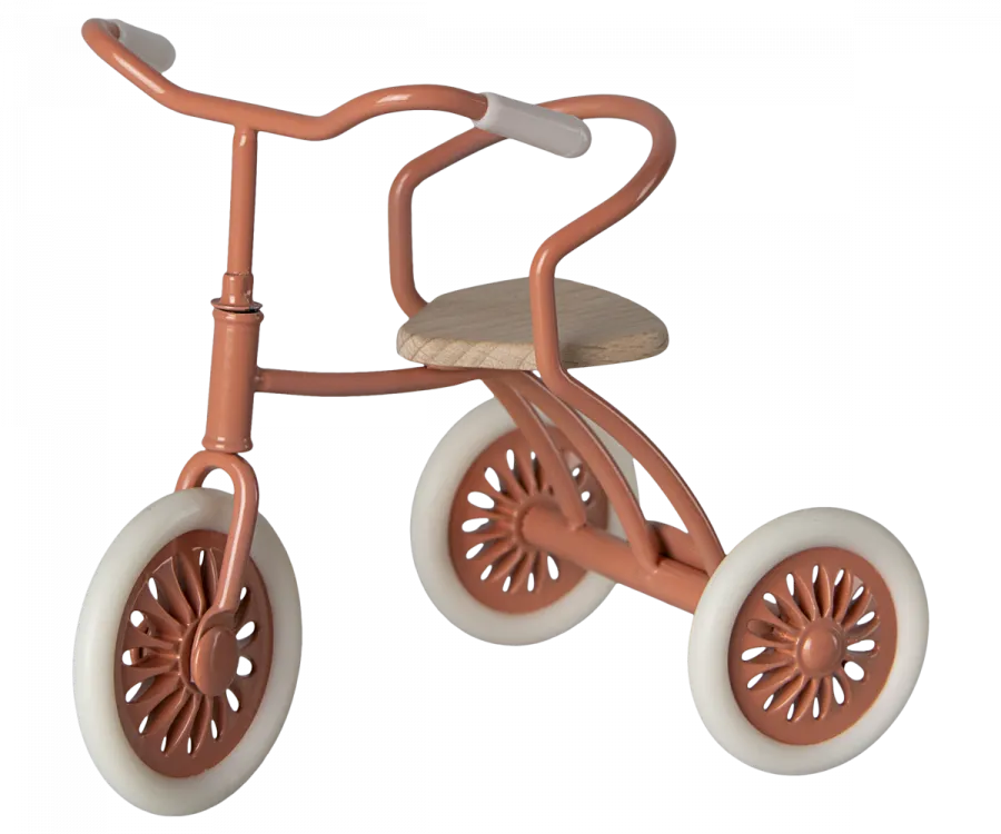 Maileg Abri à tricycle, Mouse - Coral