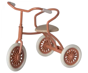 Maileg Abri à tricycle, Mouse - Coral
