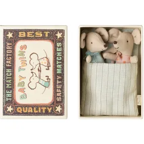 Maileg Baby Twin Mice in a Box, 2025 (ships in February)