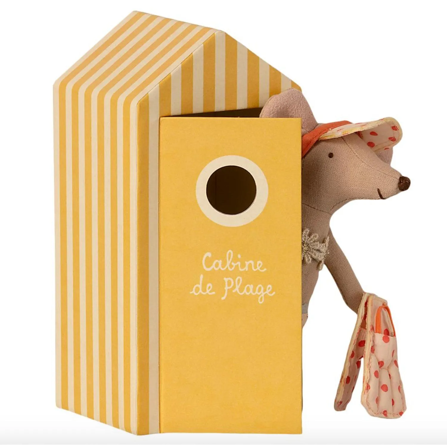Maileg Beach Mouse Big Sister in Cabin