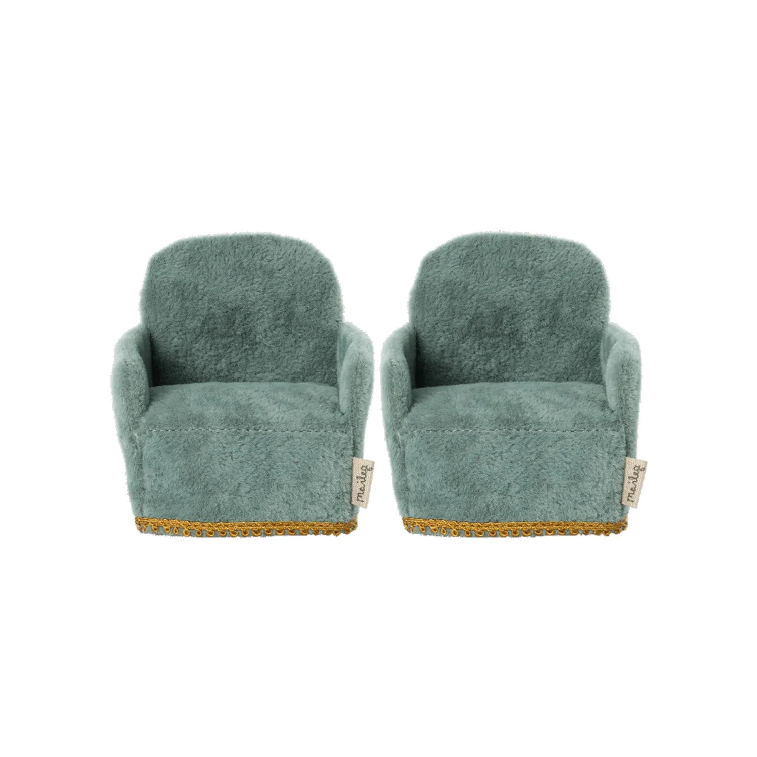Maileg Chairs Mouse Blue