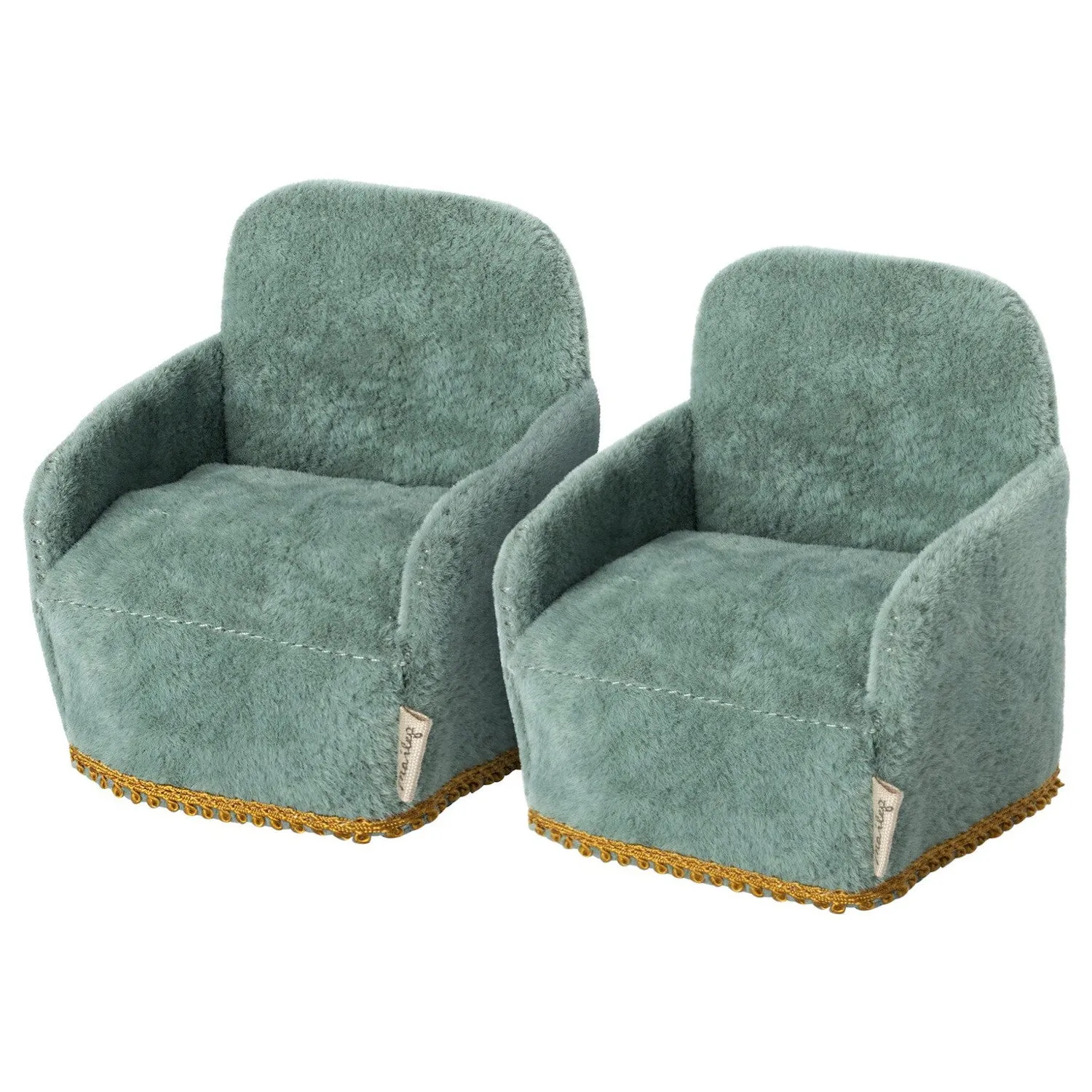 Maileg Chairs Mouse Blue