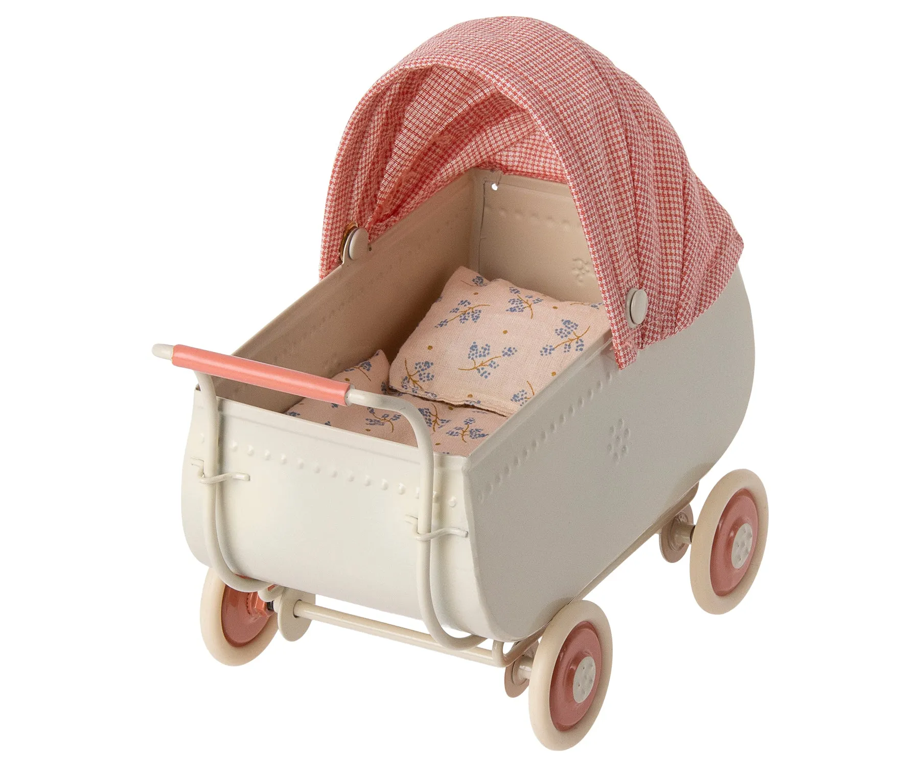 Maileg Miniature Pram – Coral