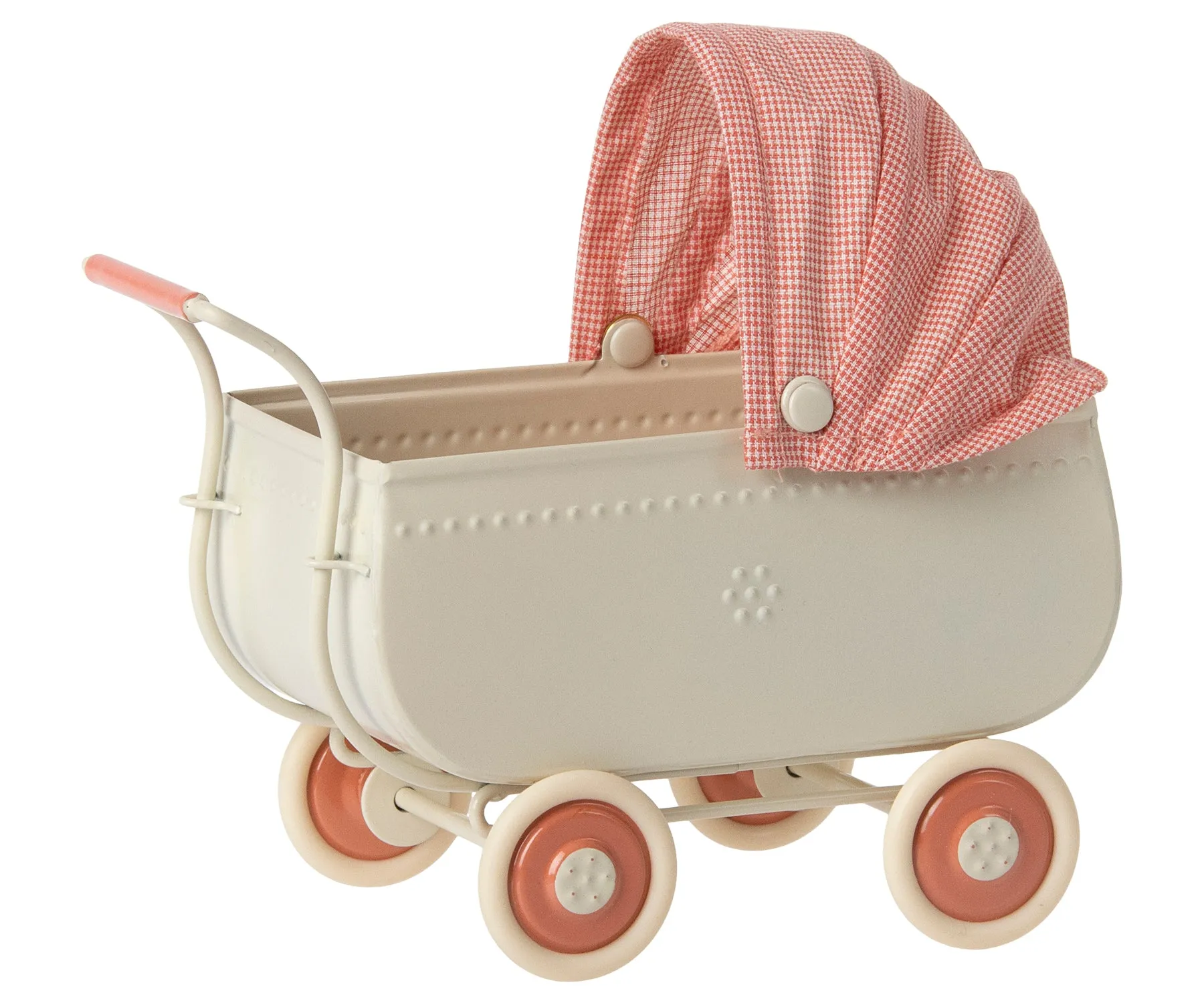 Maileg Miniature Pram – Coral