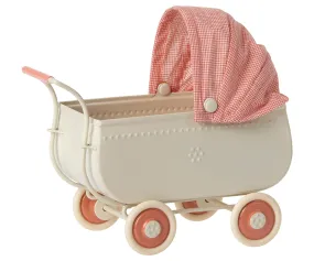 Maileg Miniature Pram – Coral