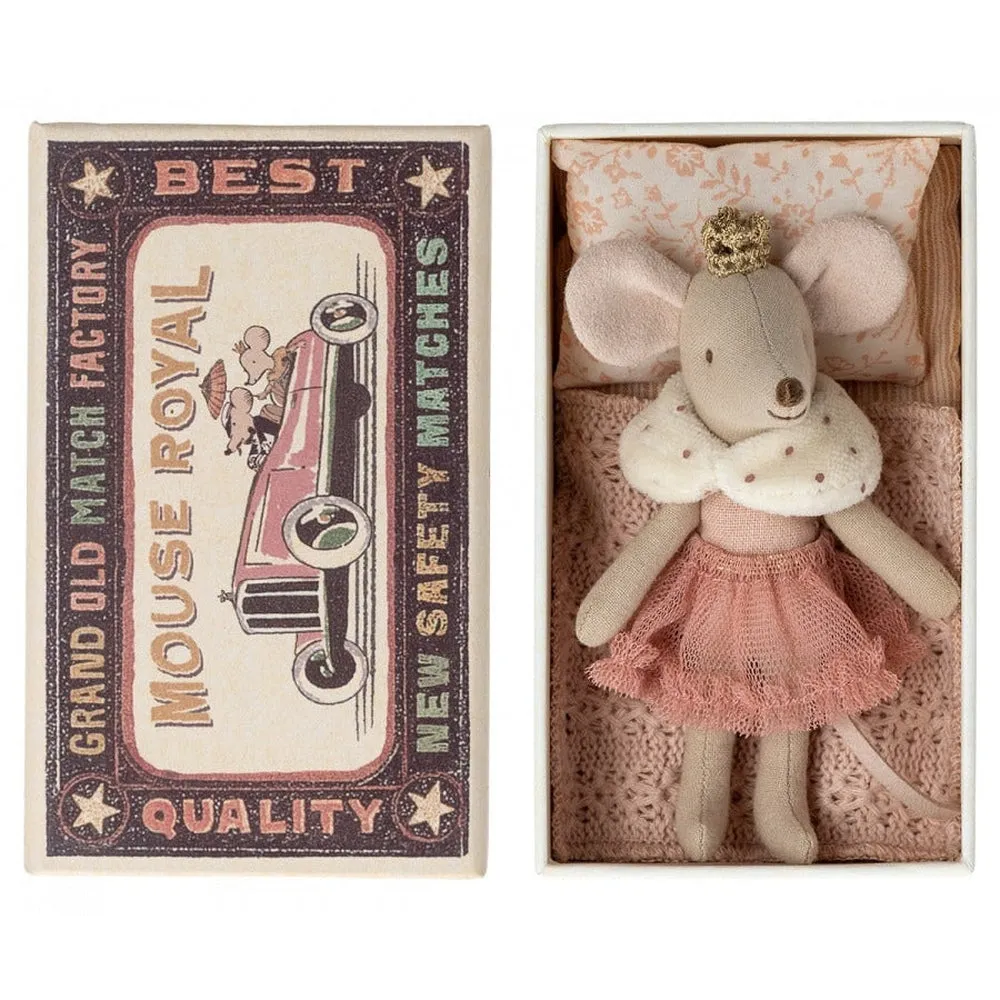 Maileg princess little sister mouse in matchbox 2023
