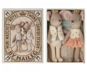 Maileg | Royal Twins Mice, Little Brother & Sister in Box