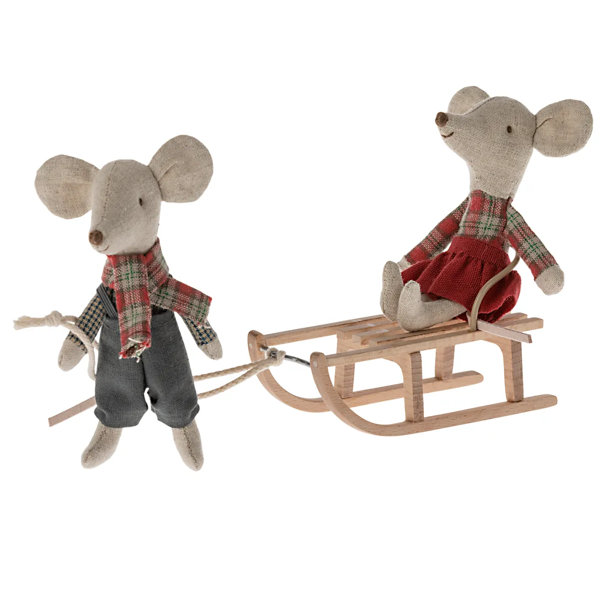 Maileg - Sled, Mouse