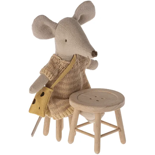 Maileg Table & Stool Set, Mouse