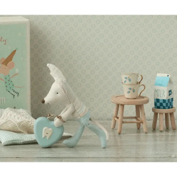 Maileg Table & Stool Set, Mouse
