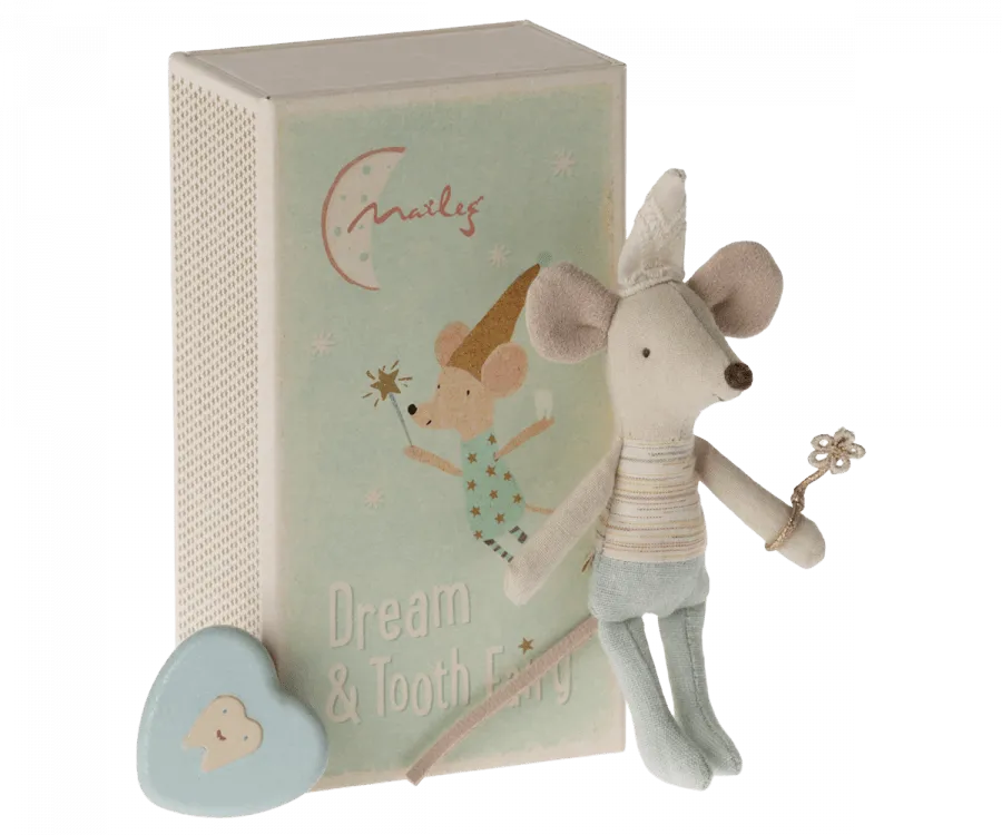 Maileg | Tooth Fairy Mouse, Little Brother in Matchbox