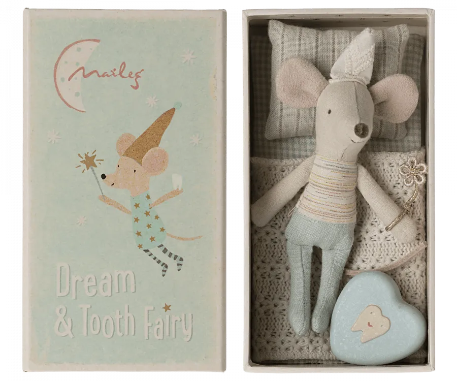 Maileg | Tooth Fairy Mouse, Little Brother in Matchbox