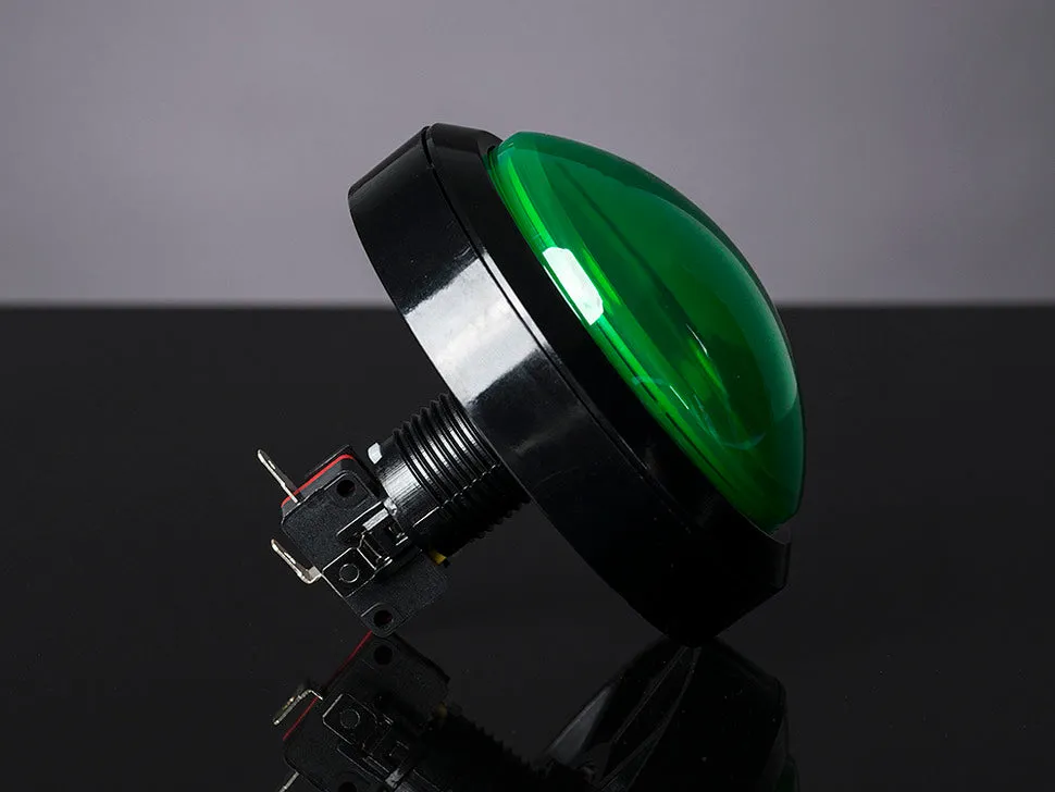 Massive Arcade Button with LED - 100mm Green