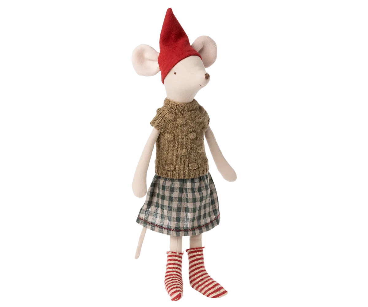 Medium Christmas Mouse, Girl - Sweater