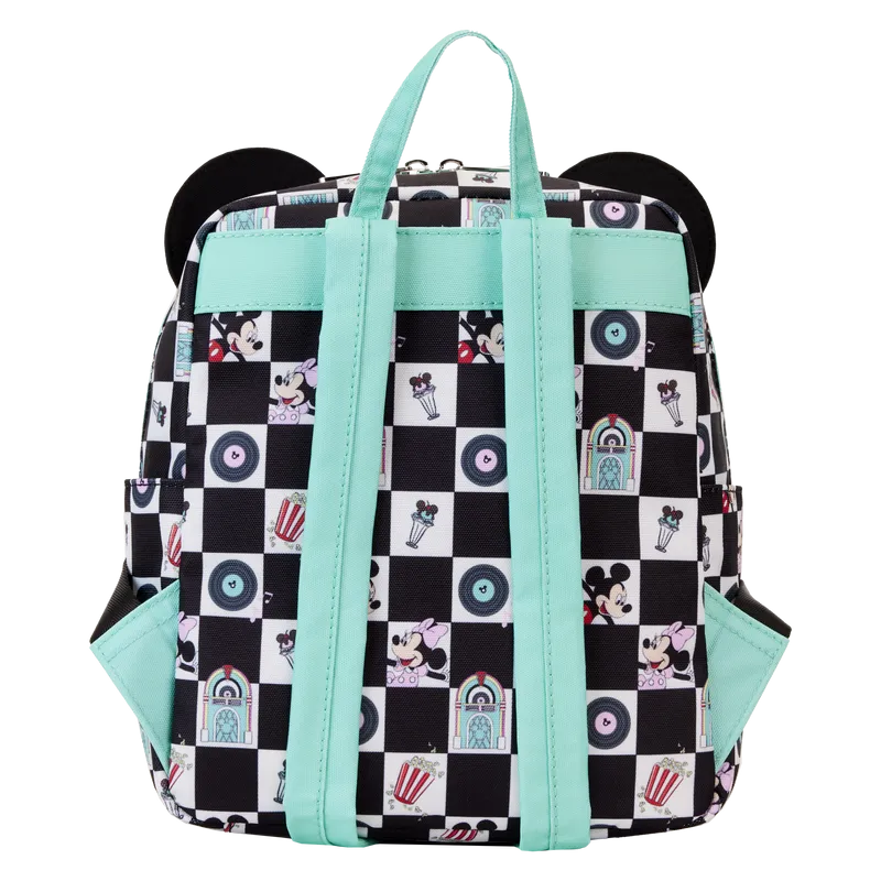 Mickey and Minnie Date Night Mini Backpack by Loungefly
