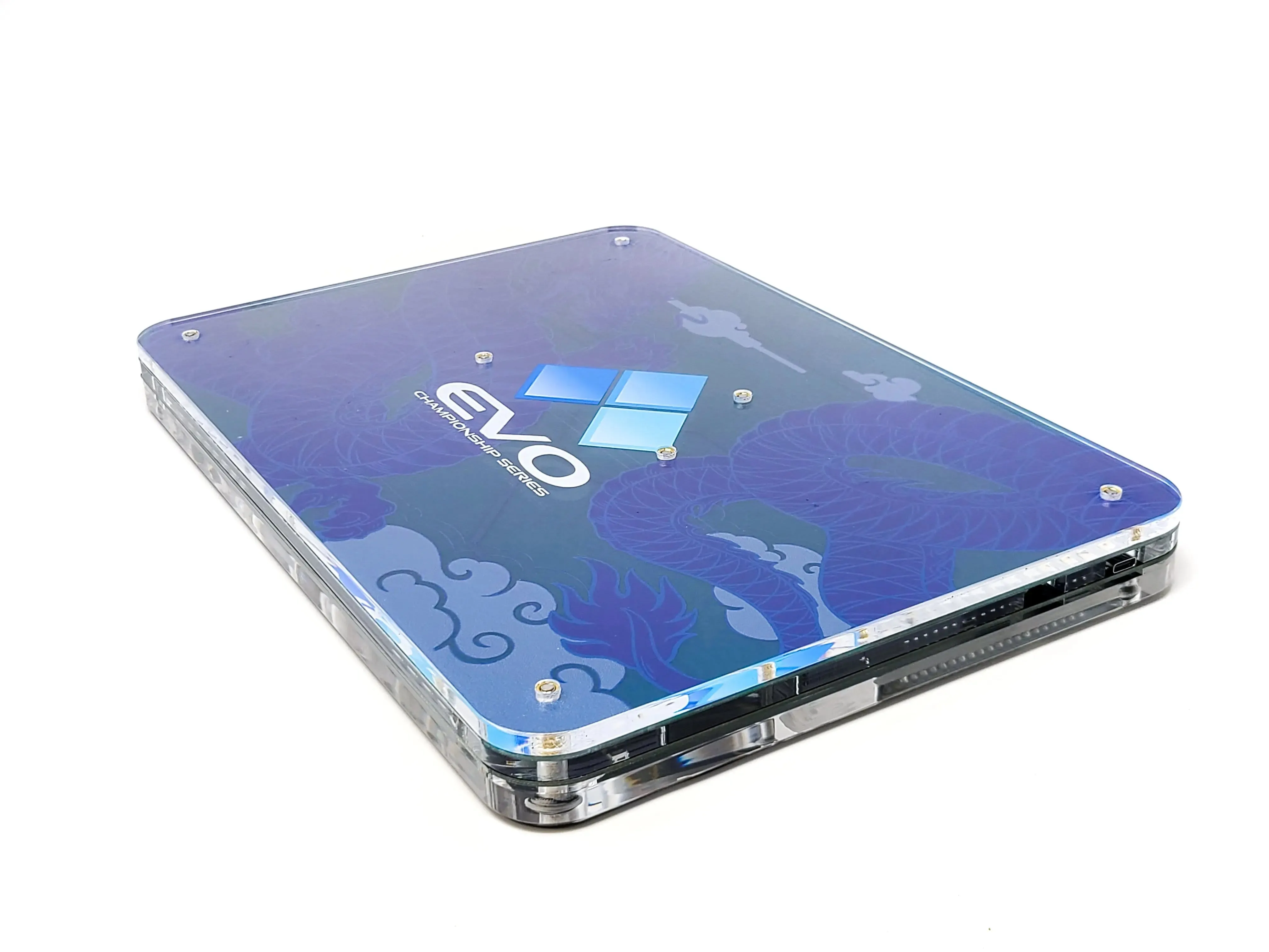 MPress Fighting Case Evo Custom Edition - BLACK PCB   Silver Trace