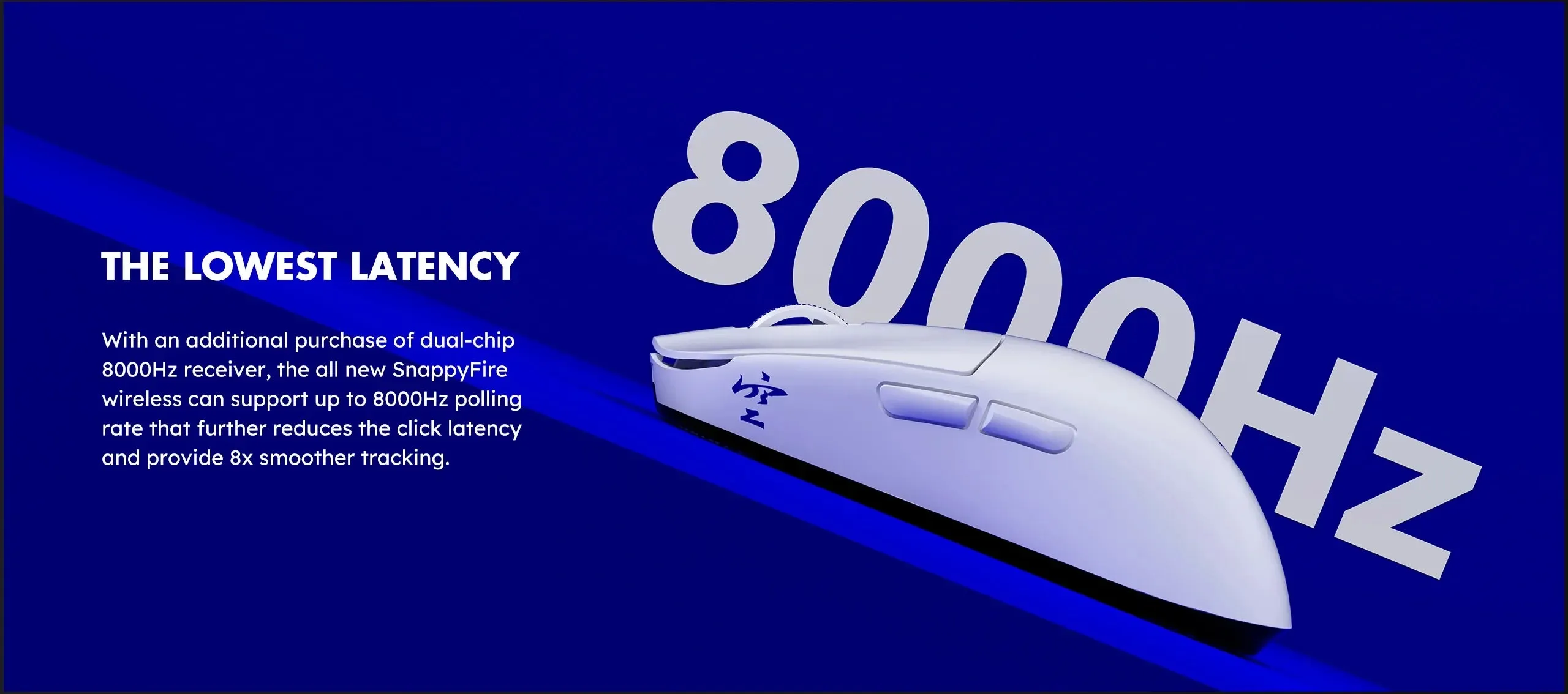 Ninjutso Sora V2 Wireless Gaming Mouse - White