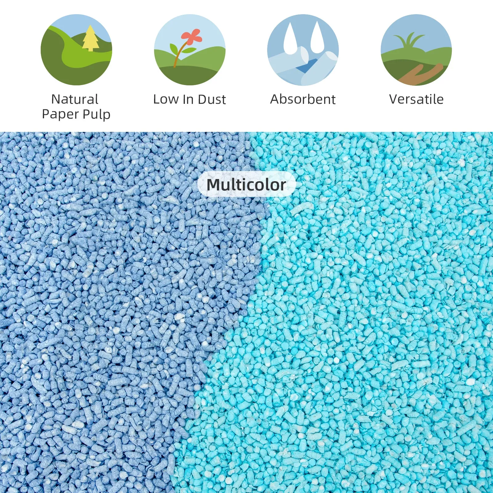 Niteangel Hamster Paper Pellets Bedding: - for Syrian Dwarf Hamsters Gerbils Mice Mouse Lemming Degus or Other Small-Sized Pets