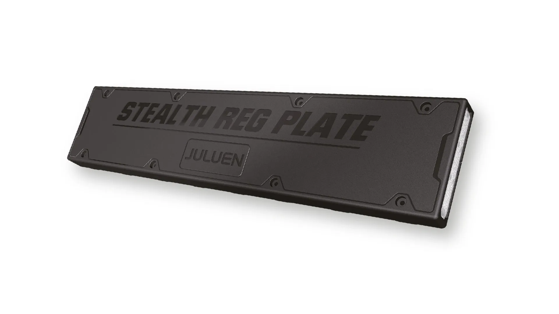 Number Plate Holder with Built-in Strobe Lights