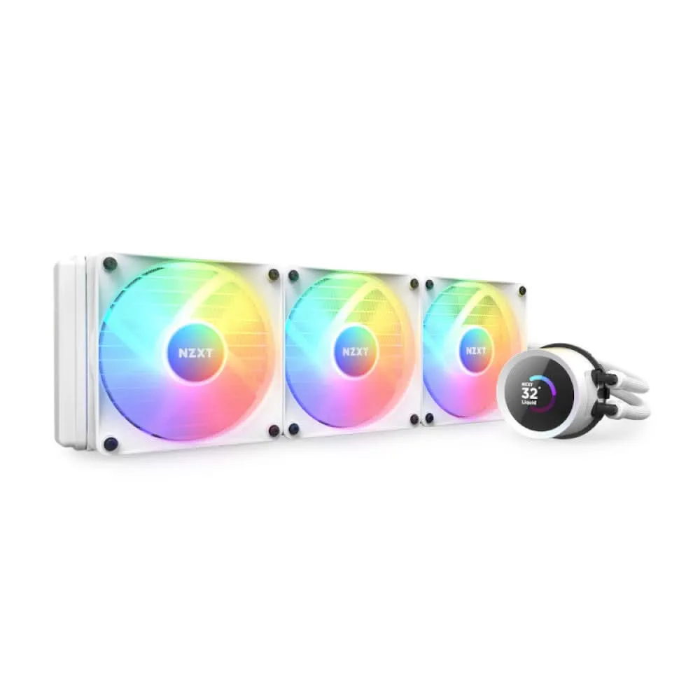 NZXT KRAKEN 360MM RGB AIO LIQUID COOLER WHITE
