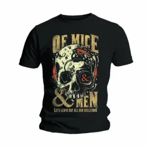 OF MICE & MEN TEE: SKELETONS