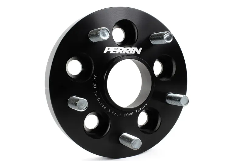 PERRIN Performance 13-16 Scion FR-S Wheel Adapters 5X100 TO 5X114.3 (paPSP-WHL-220BK)