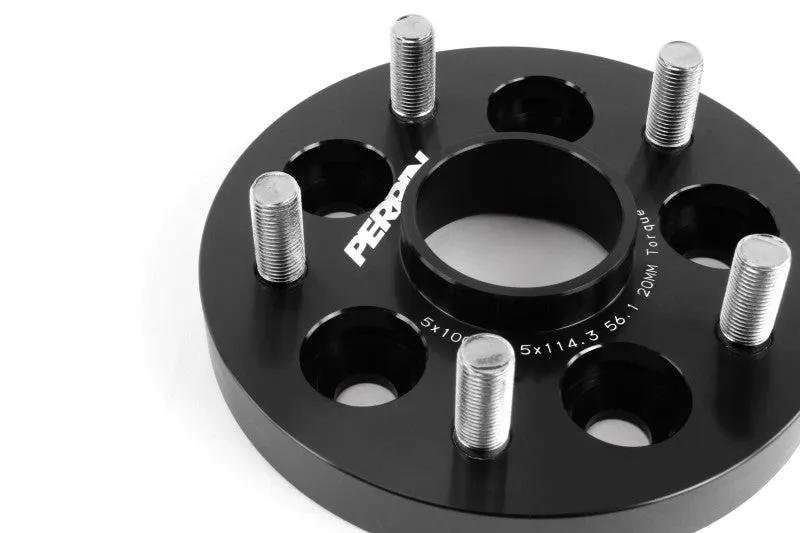 PERRIN Performance 13-16 Scion FR-S Wheel Adapters 5X100 TO 5X114.3 (paPSP-WHL-220BK)