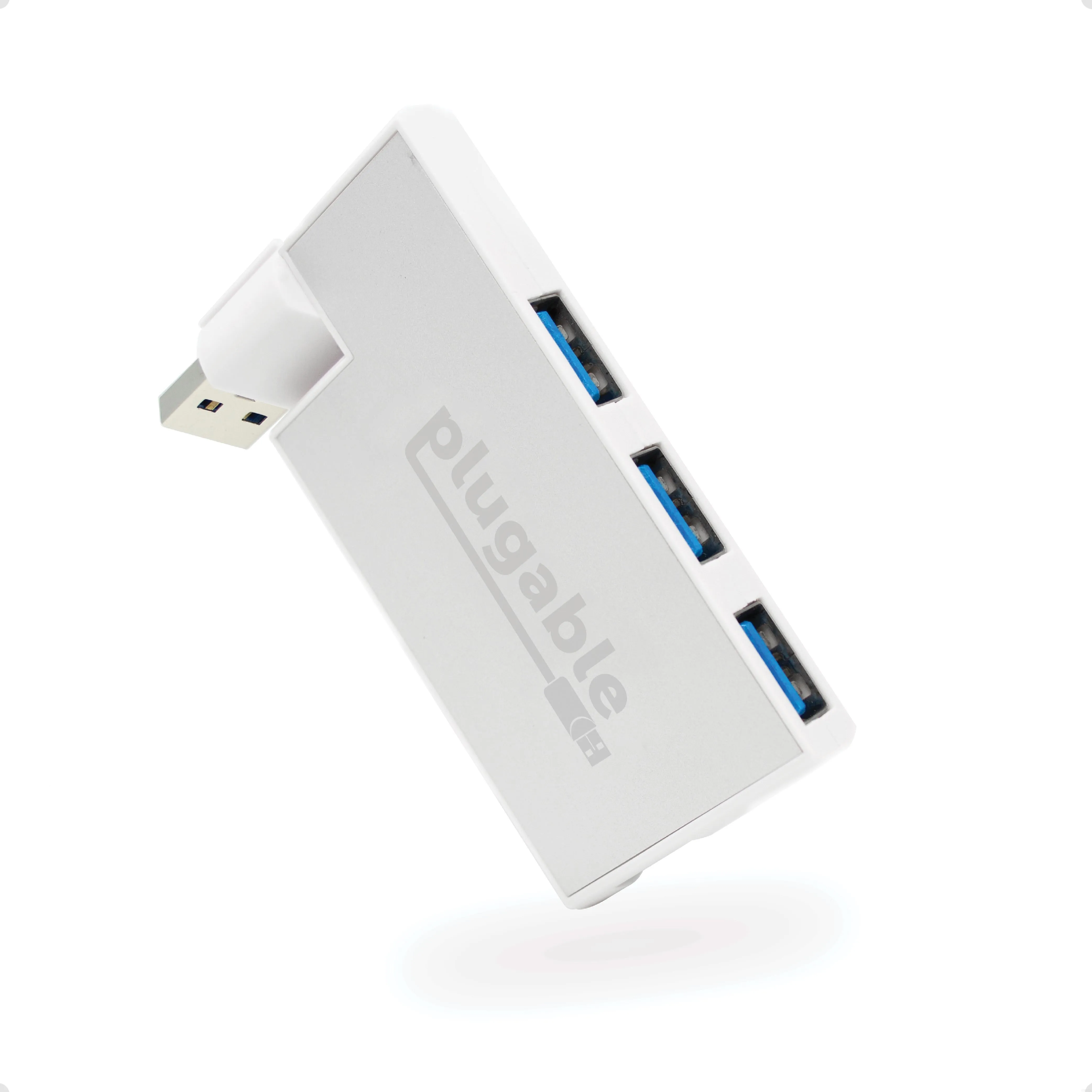 Plugable Rotating 4-Port USB 3.0 Portable Bus Powered Hub