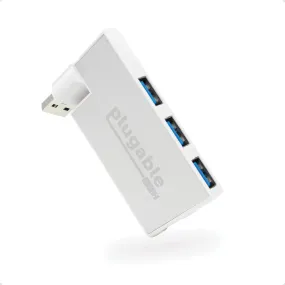 Plugable Rotating 4-Port USB 3.0 Portable Bus Powered Hub