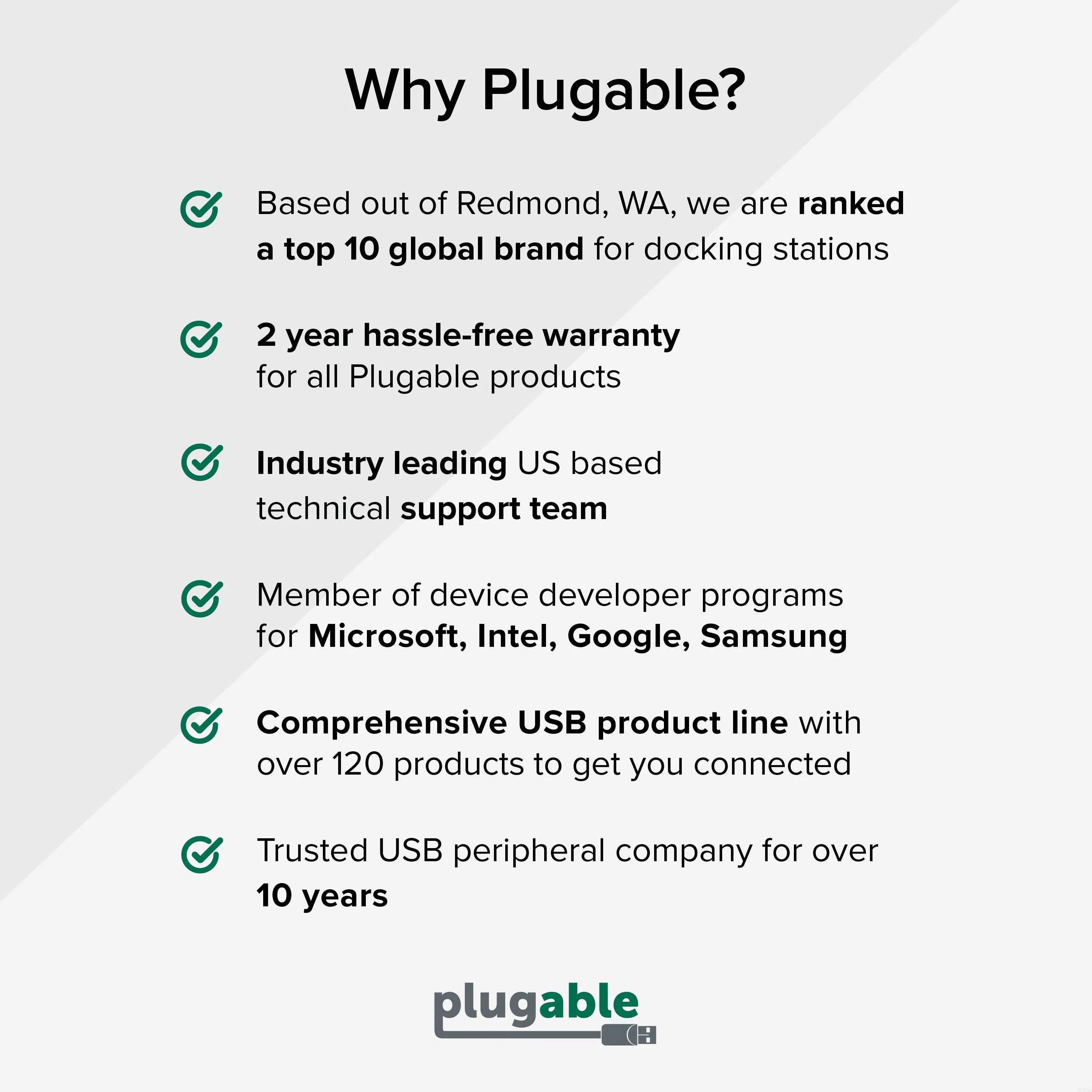 Plugable Rotating 4-Port USB 3.0 Portable Bus Powered Hub