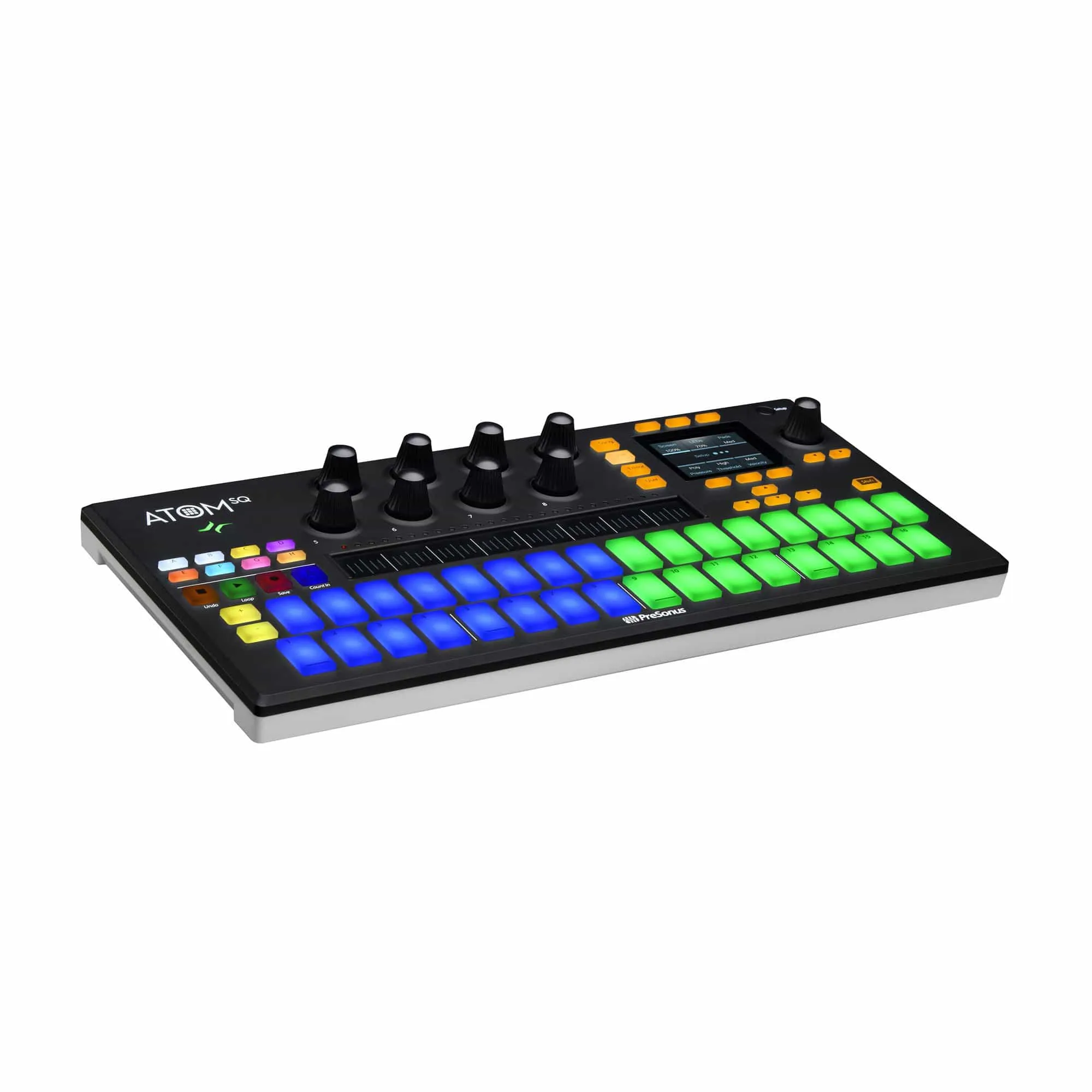 PreSonus ATOM SQ Keyboard/Pad Hybrid MIDI Keyboard/Pad Performance and Production Controller