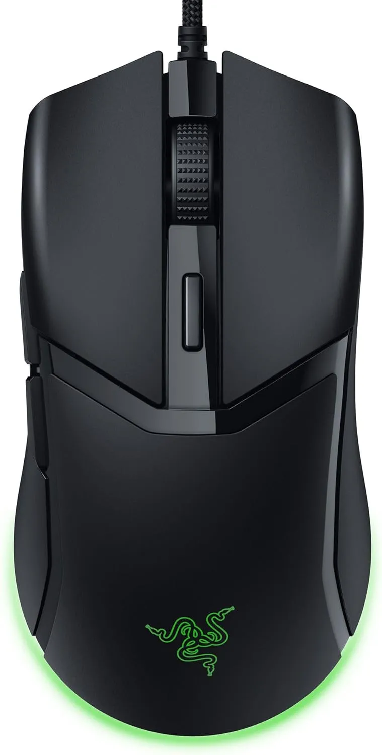 Razer Cobra Gaming Mouse Lightweight Wired Mice Chroma RGB, Optical Switches Gen 3, Black