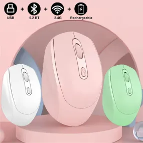 Rechargeable Bluetooth-compatible RGB Wireless Mouse
