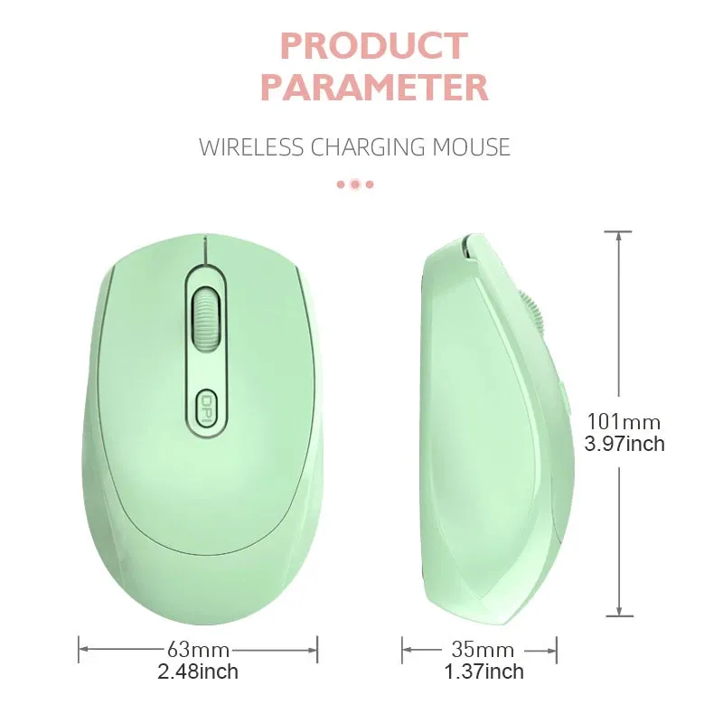 Rechargeable Bluetooth-compatible RGB Wireless Mouse