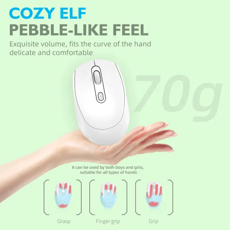Rechargeable Bluetooth-compatible RGB Wireless Mouse