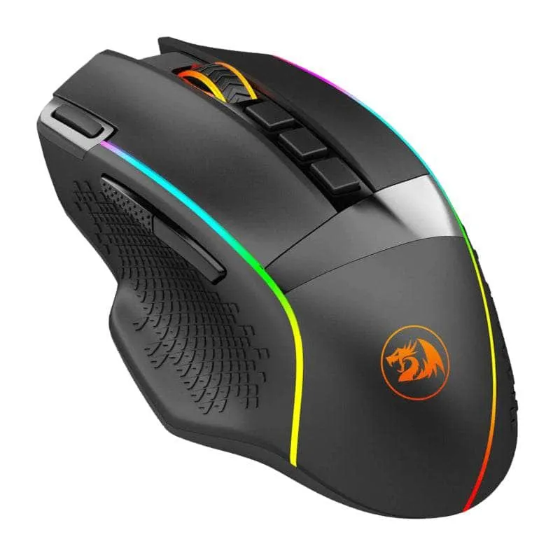 Redragon Enlightment 19000 Dpi Rgb Wireless Gaming Mouse Black Rd M991 Rgb