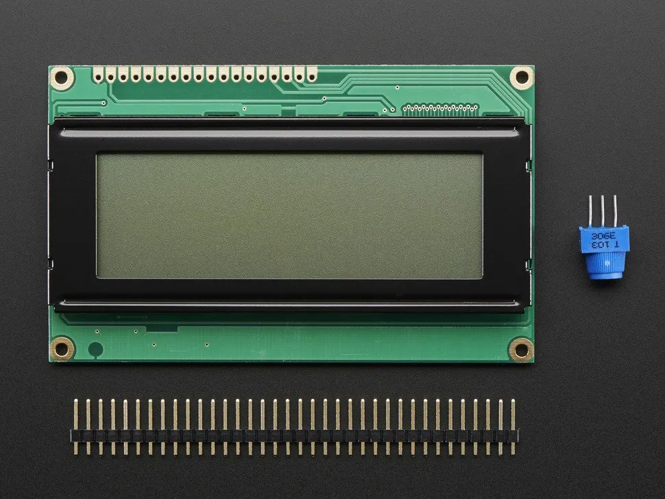RGB backlight positive LCD 20x4   extras