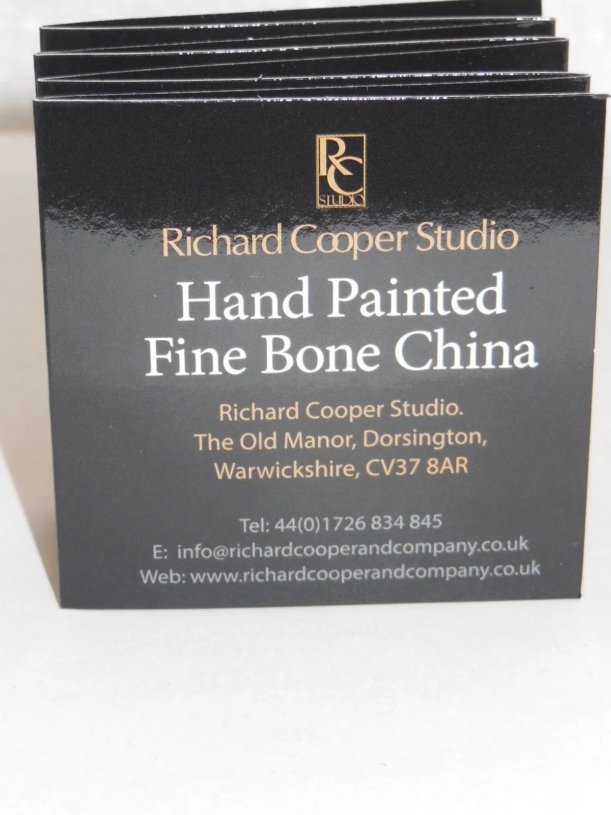 RICHARD COOPER STUDIO - BONE CHINA - MOUSE ON COTTON REEL