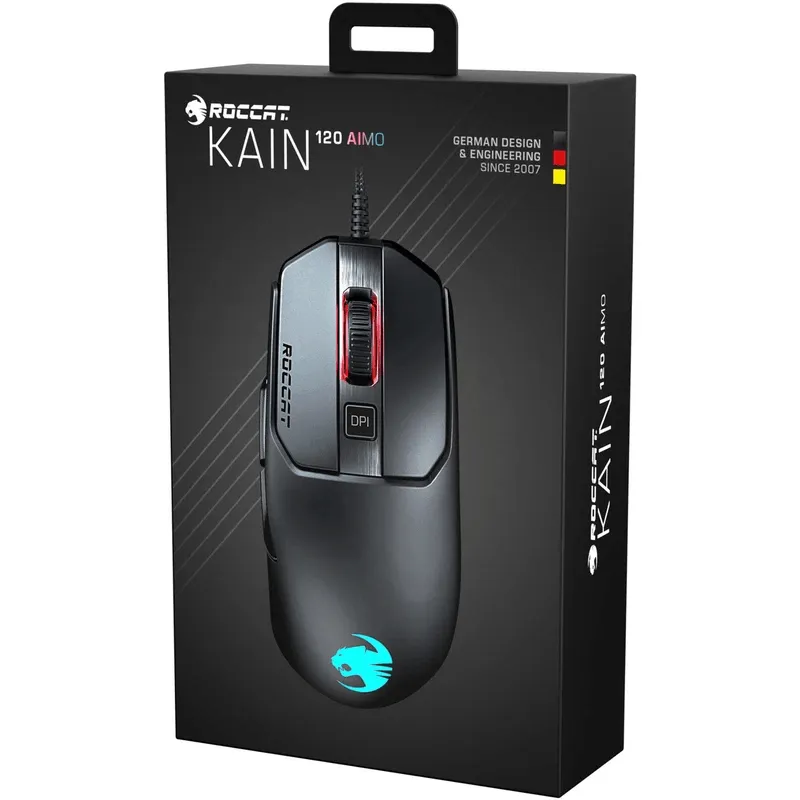 ROCCAT Gaming Mouse Kain 120 AIMO Black RBG