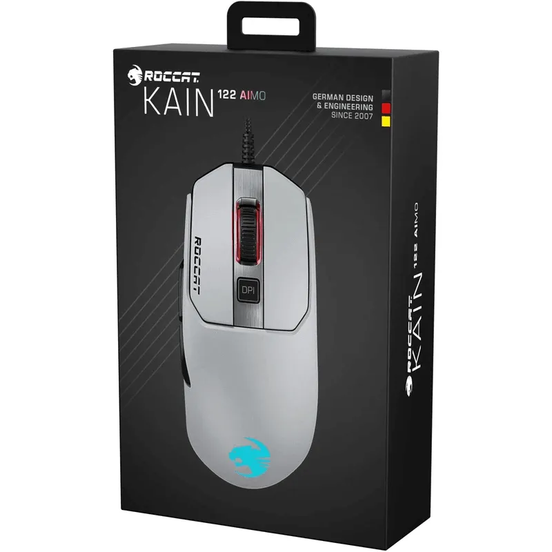 ROCCAT Gaming Mouse Kain 122 AIMO White RBG