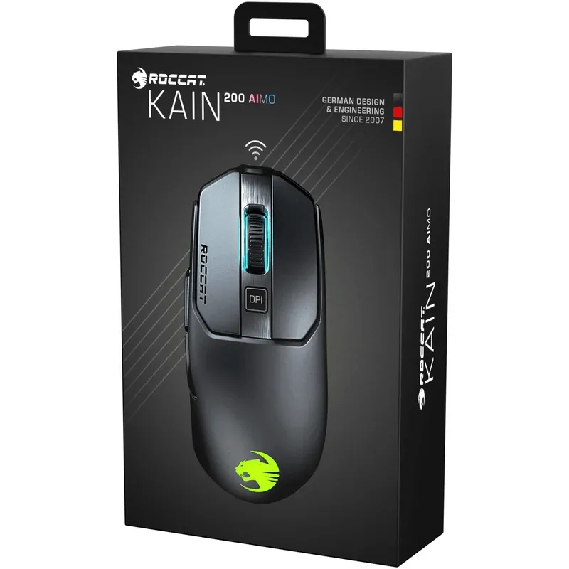 ROCCAT Gaming Mouse Kain 200 AIMO Black RBG Wireless
