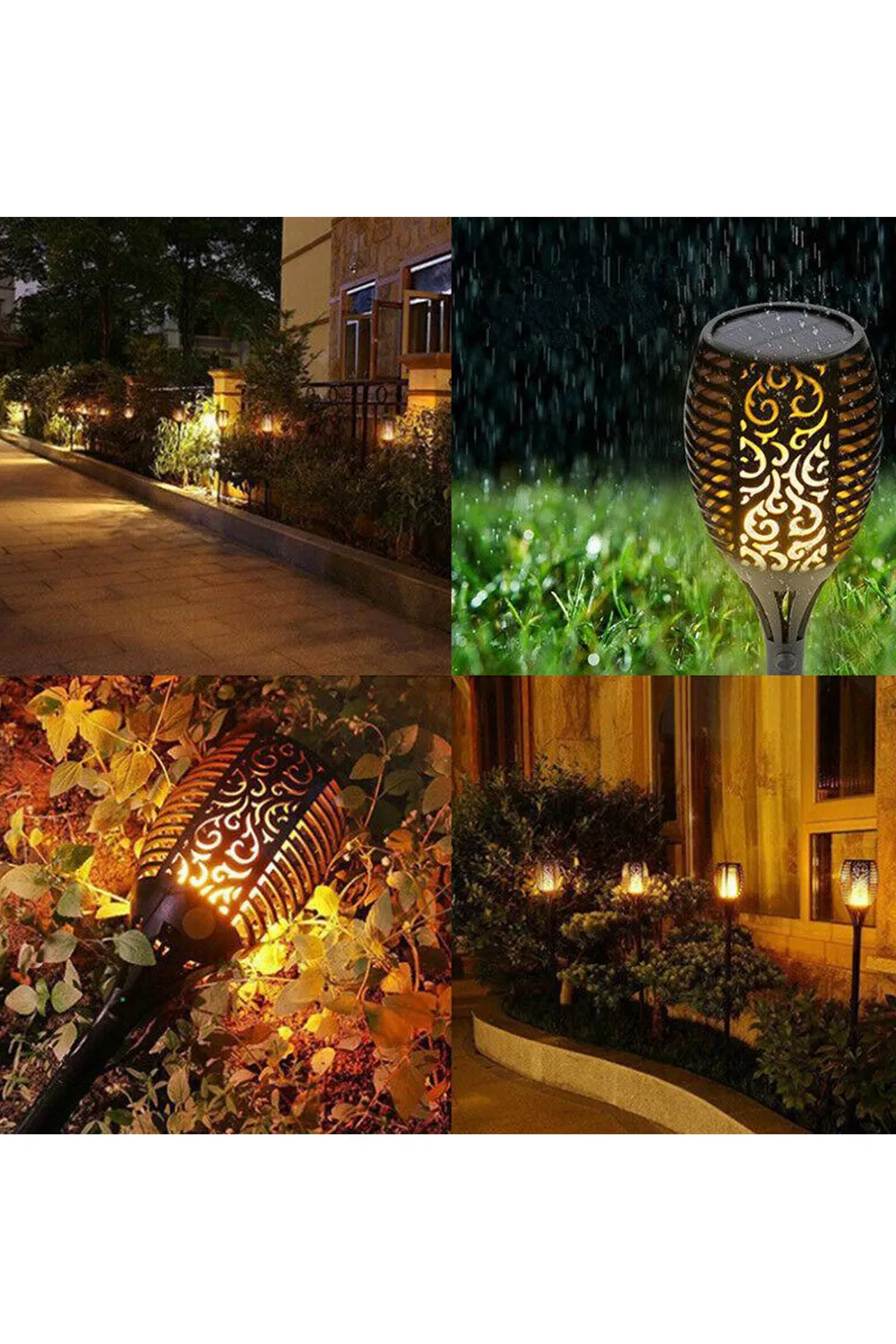 Solar Garden Torch Light - 10/20 Pack